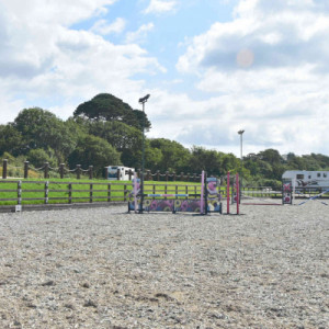 Show jumping arena