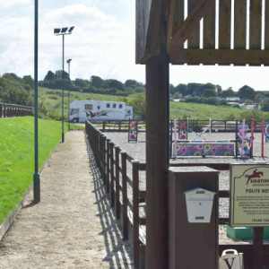 Show jumping arena